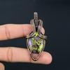 Медный стихтит драгоценный камень ручной работы из чистой медной проволоки, ювелирное изделие, кулон на День благодарения