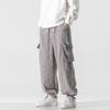 Autumn Casual Men's Pants Korean Version Corduroy Solid Color Overalls Street Wide-leg Pants Trend Large Size All-match Pants