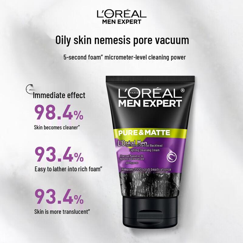 L'Oreal Men Expert Oil Control Charcoal Cleanser Duo Set