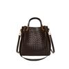 Bucket Bag New Hand-woven Shoulder Bag Versatile Commuting Daily Large Capacity Handbag
