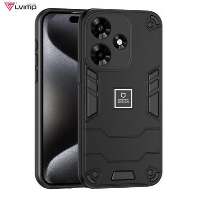 Ударопрочный чехол-броня 2 в 1 для телефона INFINIX Hot 30 Play 30i 20i 20s 11s NFC с мягкой ТПУ рамкой и защитной задней крышкой из твердого пластика