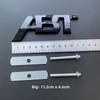 3D Metal ABT Logo Grill Emblem Car Trunk Badge  Sticker Accessories
