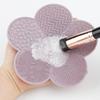 Silicone Suction Cup Brush Cleaner - Floral Design