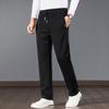 Spring and Autumn Plus Size Sports Pants Men's Elastic Waist Loose Stretch Straight Comfortable Casual Pants