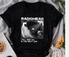 Винтажная футболка Radiohead I Will See You In The Next Life Музыкальная группа Подарок Унисекс Футболка Унисекс Футболка