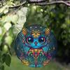 10 Inch Hanging Wind Spinner with Cat Design Elegant Outdoor Wind Chime for Spring Summer Lawn Yard Decor 360 Degree Rotating Hook Heartwarming Gift
