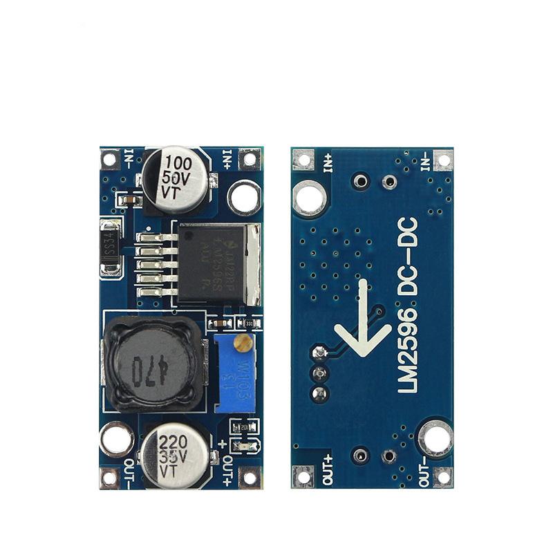 Модуль питания понижающего типа DC-DC LM2596 3A Ток регулируемый, а напряжение выше, чем у LM2576