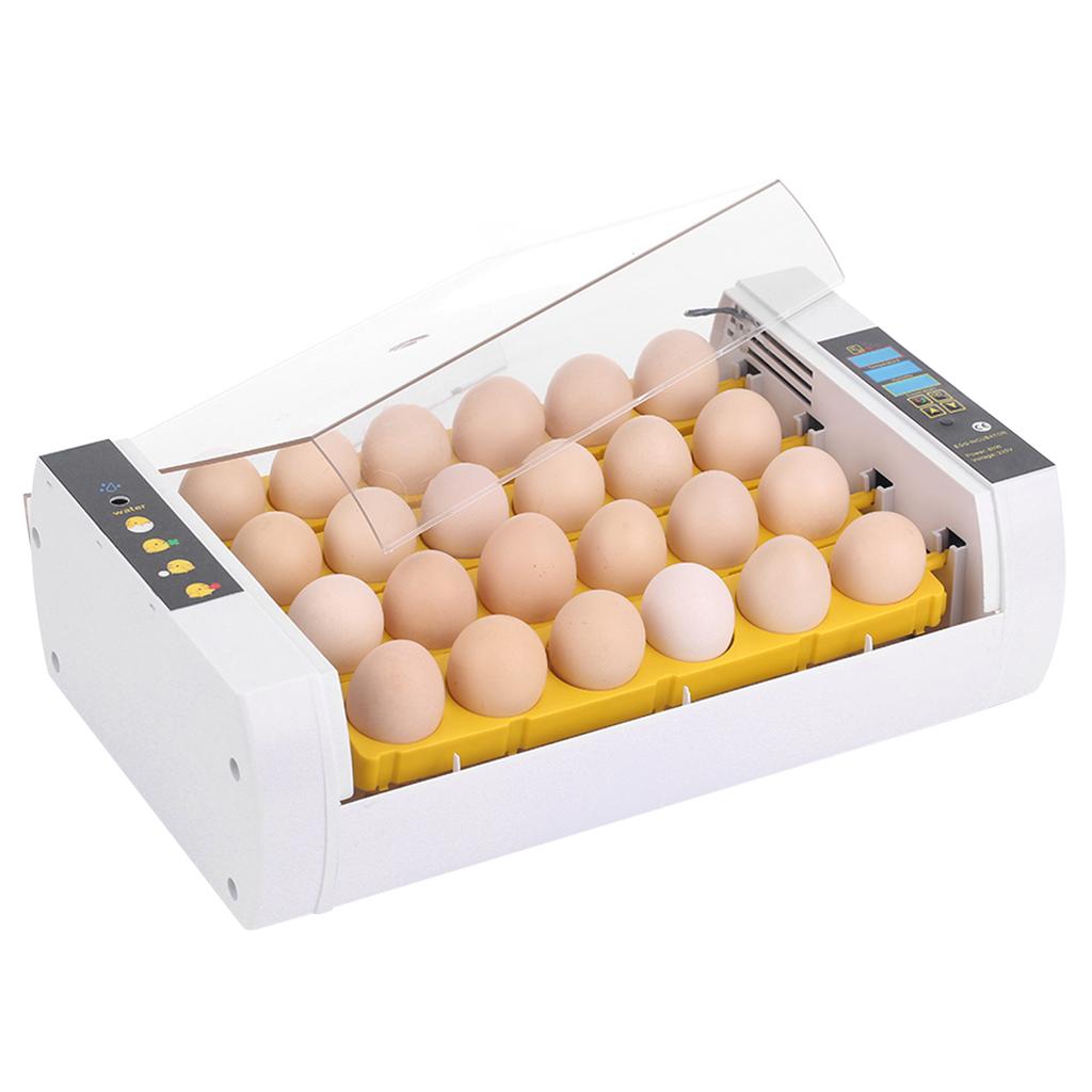 Интеллектуальный автоматический инкубатор для яиц с 24 яйцами, контроль температуры, инкубатор для вылупления курицы, утки