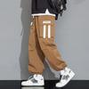 Мужские весенне-осенние новые модные повседневные брюки, красивые студенческие брюки со свободными брюками до щиколотки