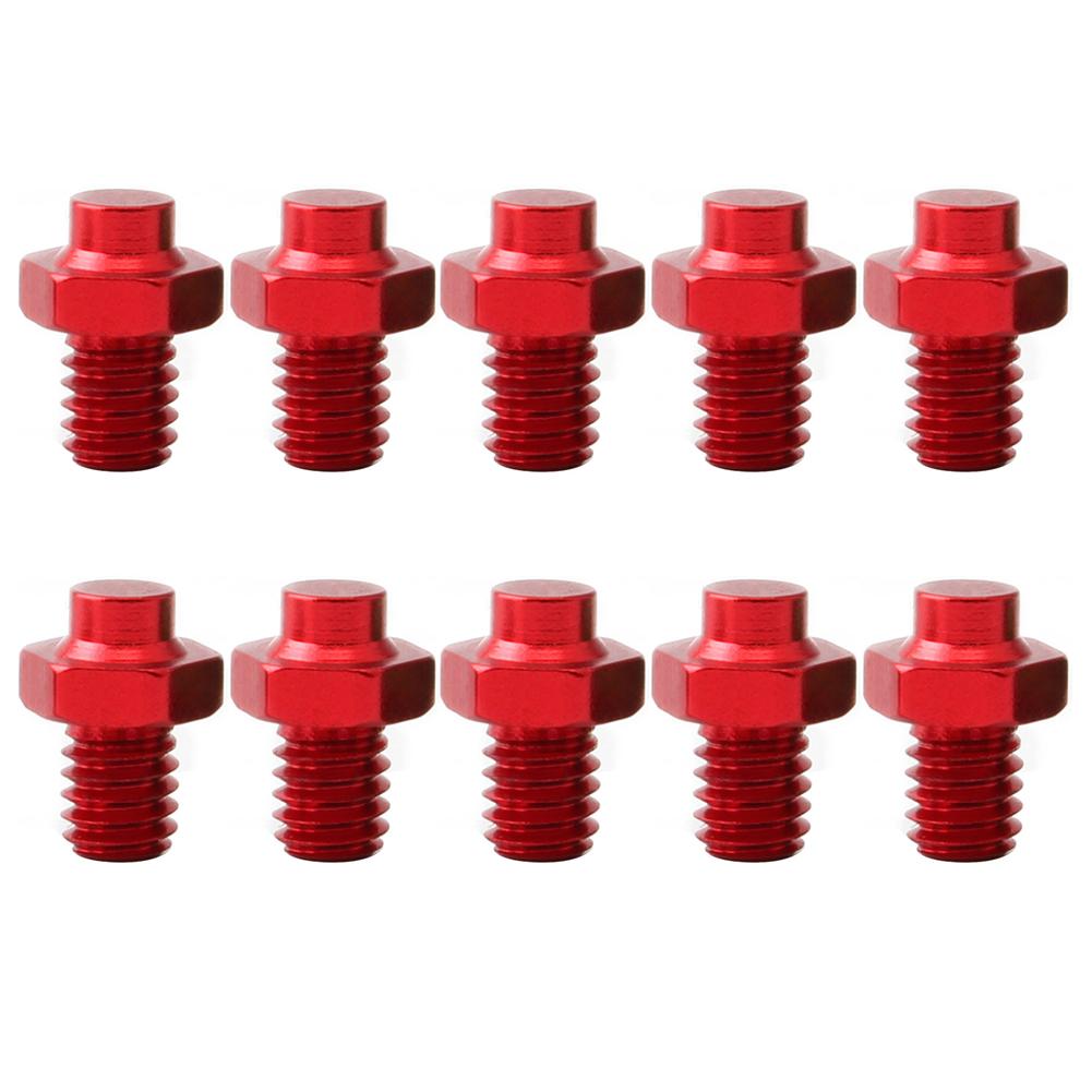 10pcs Bolt Bike Water Bottle Cage Screw Aluminum Bicycle Pedal Bolts Mountain Bike Screws Pedal Anti-Slip Screws