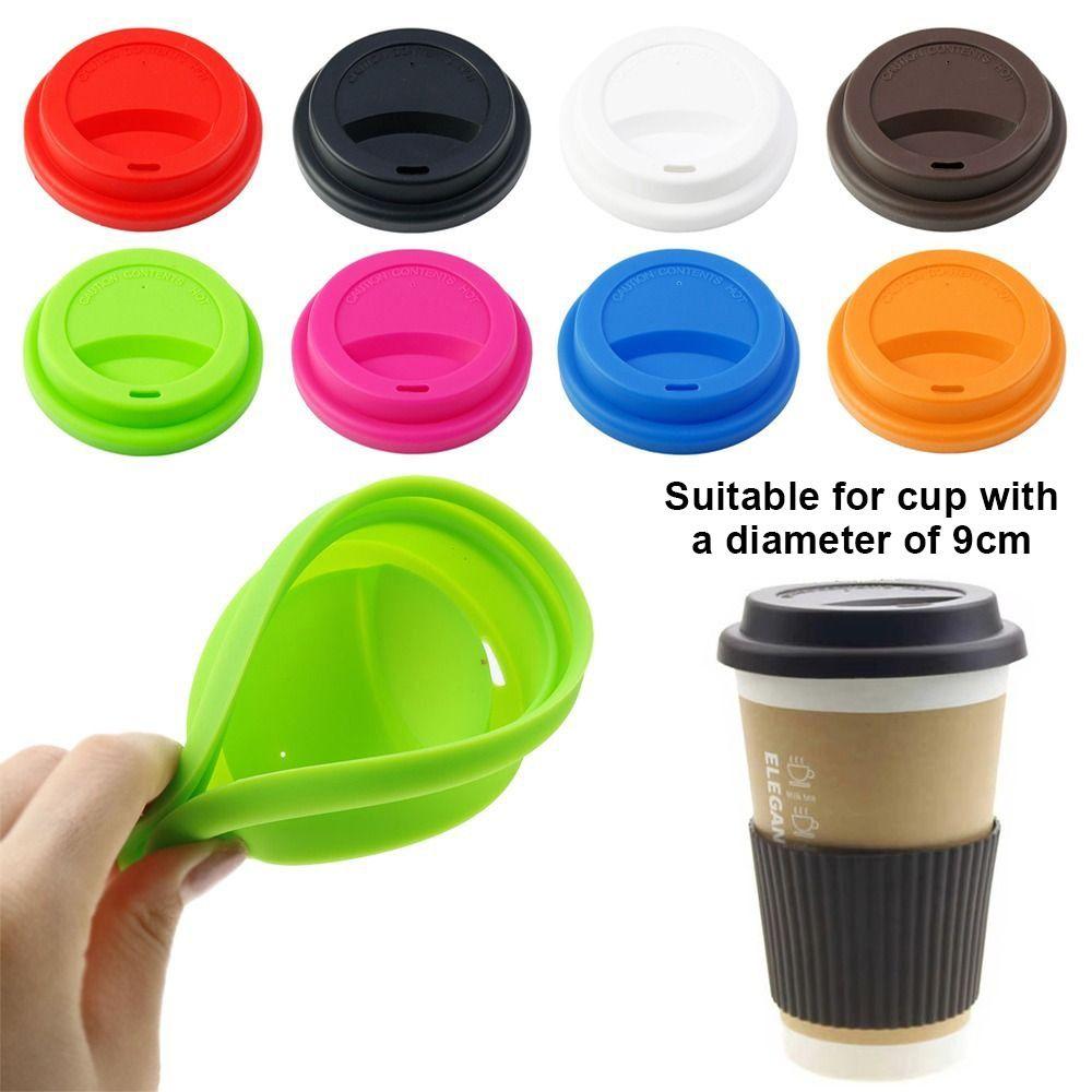 1Pcs Dust Free Cup Cap Heat Temperature Preserve Sealing Lid Mug Cover for 9cm Tea/Coffee/Milk Cup