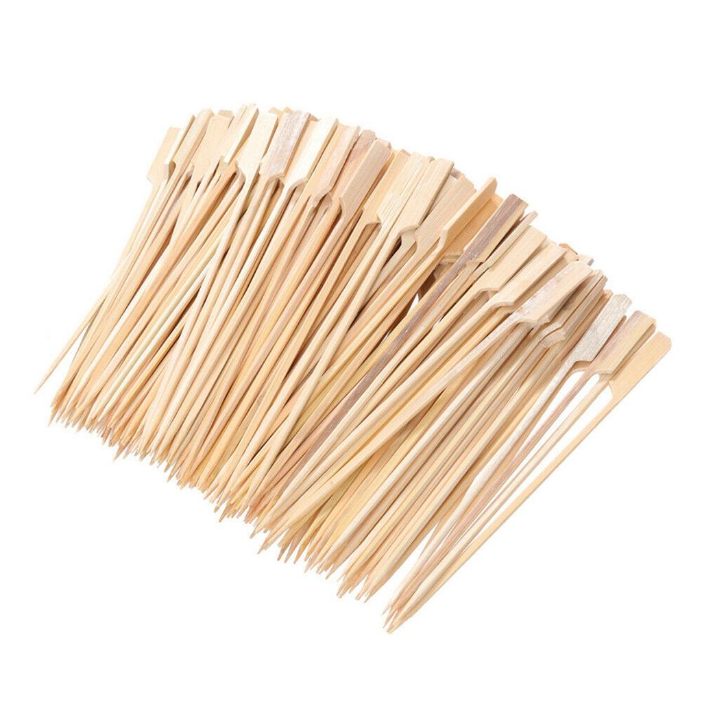 100 Pieces Of Skewers Barbecue Sticks Barbecue Fruit Tools Skewer Fruit Platter Skewer Barbecue Tool