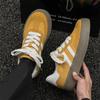 Мужская повседневная обувь 2025 Новый тренд Стиль колледжа Широкий носок Мягкая удобная обувь на плоской подошве Повседневная спортивная обувь для скейтборда