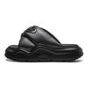 Тапочки Li Ning Bred, модные, на толстой подошве, удобные, повседневные, нескользящие, сандалии, женская обувь, черный цвет AGAU006-2
