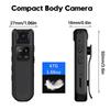 HD 2K Мини Камера Носимая WiFi Портативная Маленькая Цифровая Видеокамера с Поворотным Объективом 180 Для Охраны Правоохранительных Органов