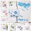 200PCS Adhesive Stylish Decorative Flower Petals Tape Masking Tape Sticky Paper Scrapbooking
