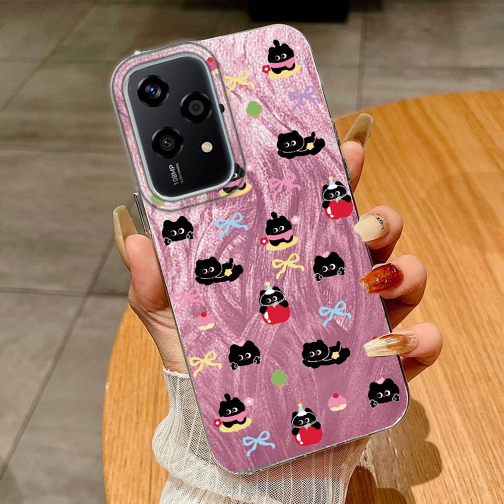 Чехол с цветной бабочкой и градиентом для Huawei Honor 400 200 Magic5 Lite 200 Pro X9a X9c X8a, чехлы для телефонов, мягкий силиконовый бампер, жесткая задняя крышка из ПК