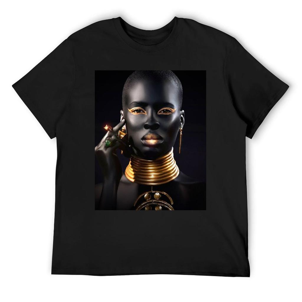 Футболка АФРИКАНСКАЯ КОРОЛЕВА аниме одежда пот мужская мода