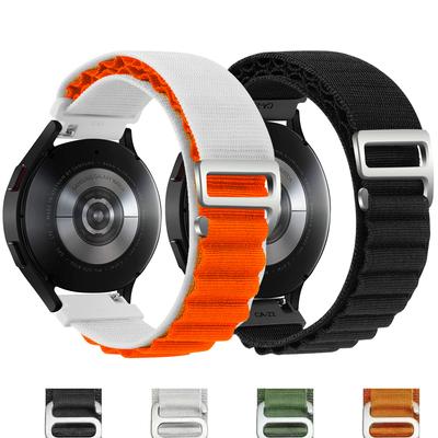 20 мм 22 мм ремешок для Samsung Galaxy watch 7/6/4/5/Pro/classic/3/active 2/Gear S3 Альпийский петлевой браслет ремешок HUAWEI GT 2 4 3 Ремешок
