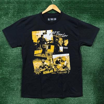 All Time Low Wake Up Sunshine Rock Band T-shirt Tops Tees Unisex Size Large