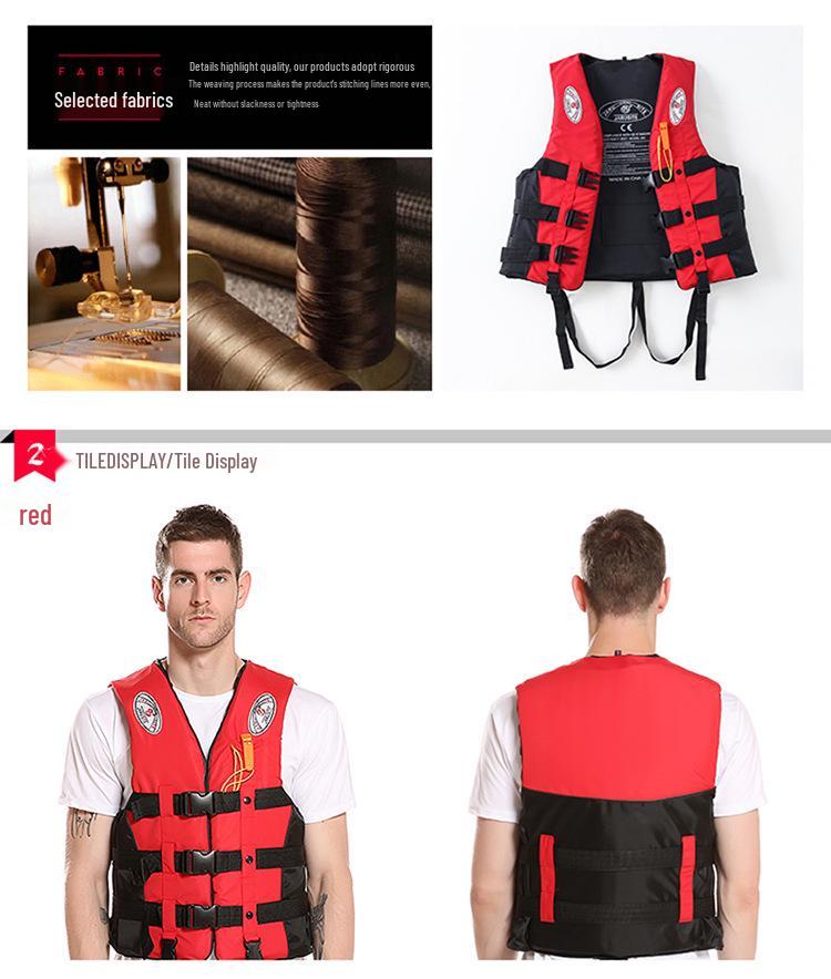 Портативный взрослый спасательный жилет для рыбалки и плавания - Летний паводок и спасательный жилет для спасения