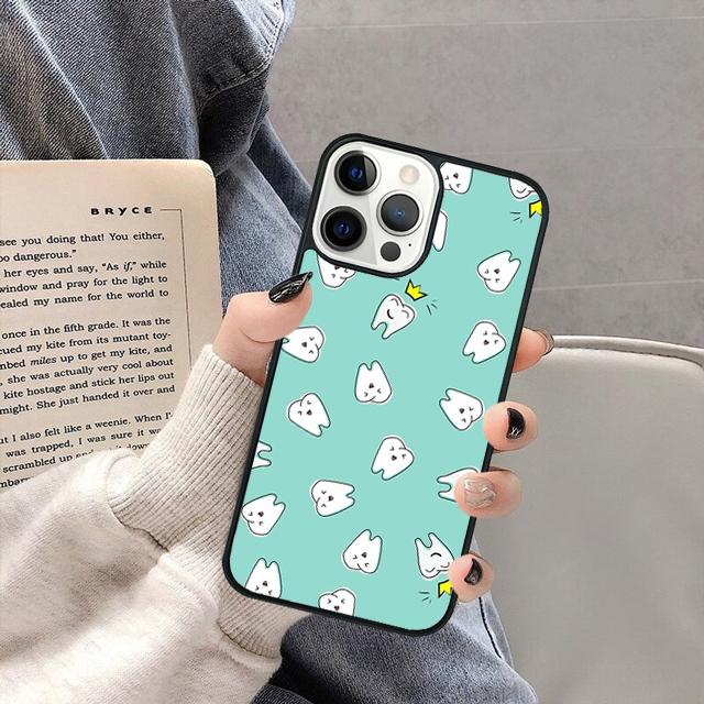 Чехол для телефона с рисунком Стоматолог Зубная Стоматология для iPhone 17 Air 16 16e 15 13 14 11 12 Pro Max Plus coque fundas