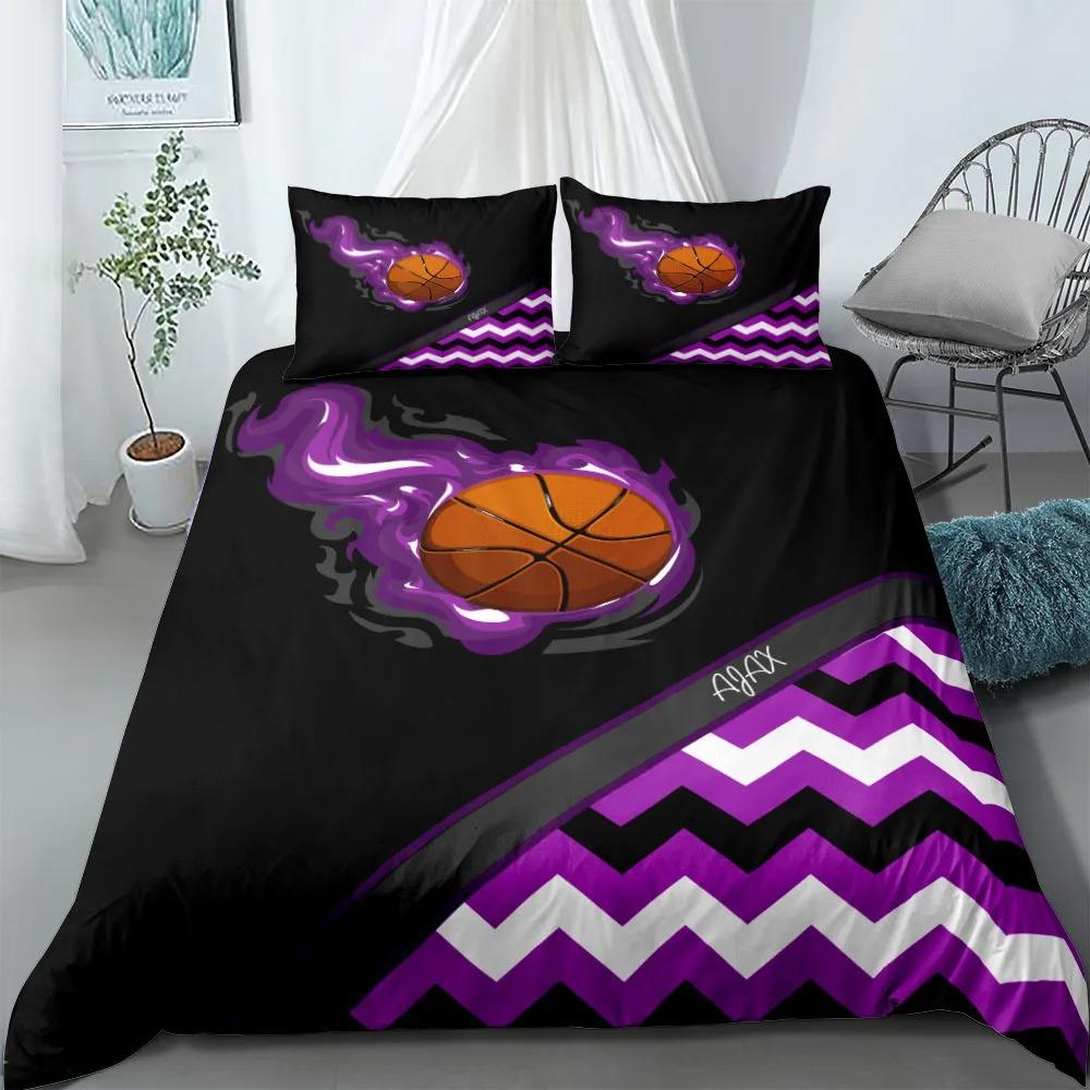 Fantastic Basketball Duvet Cover Set Single Double King Twin Full Queen Bed Linen Set UK US Size