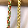 4m/13.12ft Each Pack Lace Trims Red Green Gold Satin Ribbon Wedding Party Sewing Curtain DIY Handmake Curtain Dress Hats Accessory Decorations
