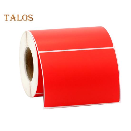 Прямые термоэтикетки Самоклеящаяся термопринтерная этикеточная лента Многоцелевые прочные на разрыв этикетки Наклейки для самостоятельной печати Логотип QR-код Имя Тег