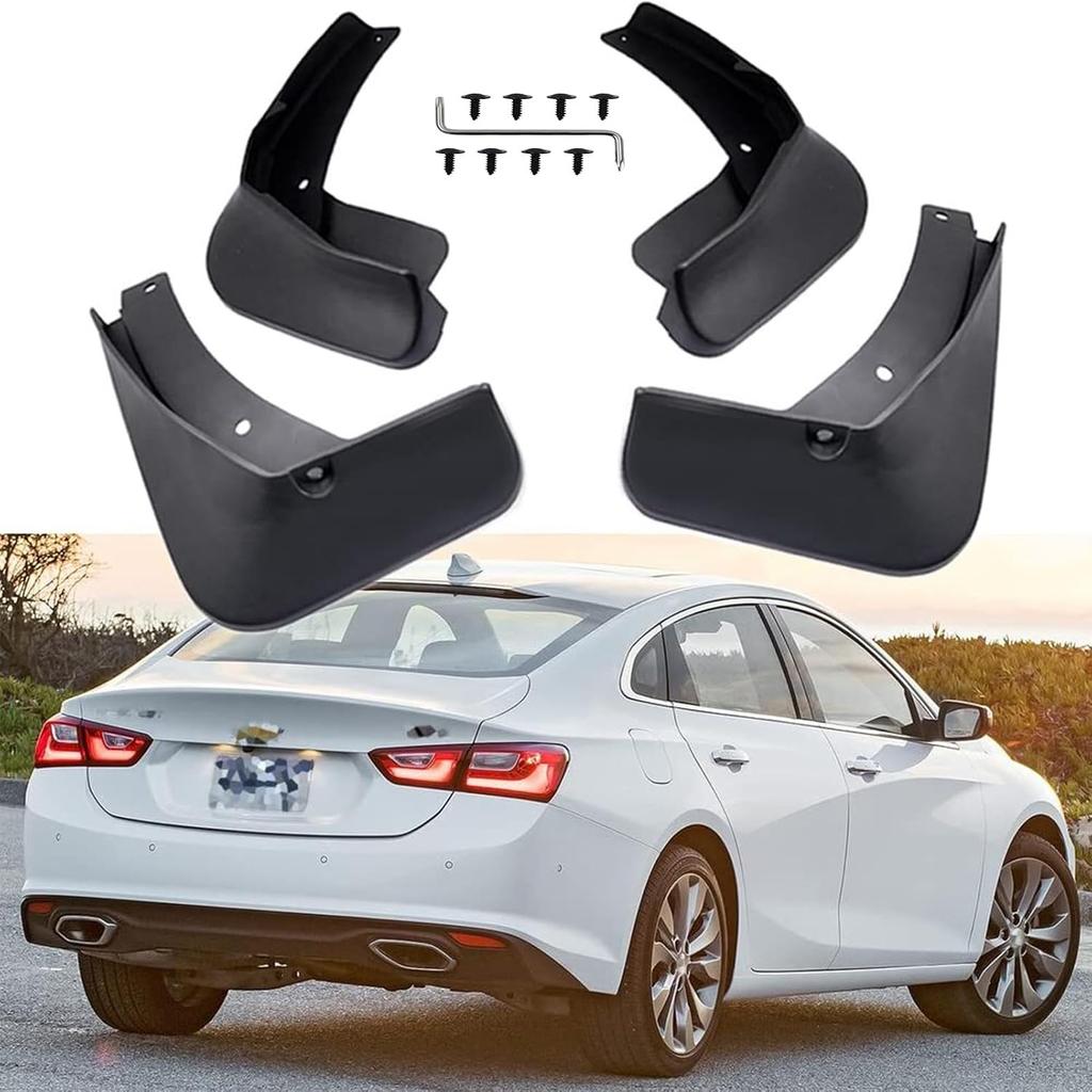 4Pcs Car Mud Flaps Splash Guards Fender Mudguard Compatible with Chevrolet Malibu 2016-2023 – Durable Protection for Your Vehicle
