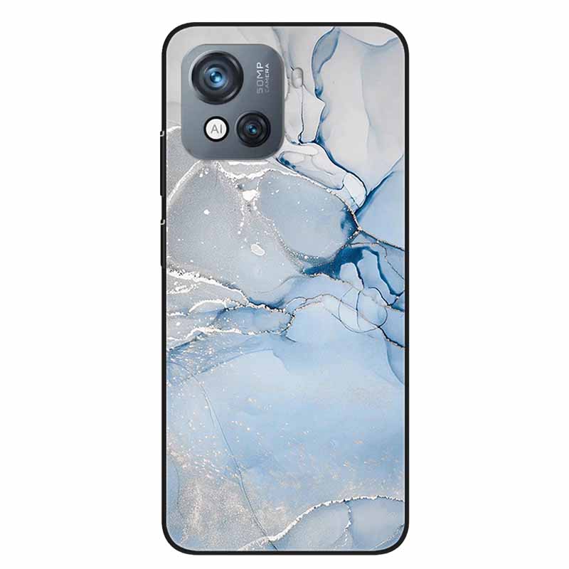For Blackview Oscal C80 Case C 80 Marble Printing TPU Silicon Soft Phone Covers for Oscal C80 OscalC80 Back Cases Black Shells