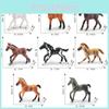 Pure Breed Horse Model With Plastic Material For Desktop Ornament And Collectors Item