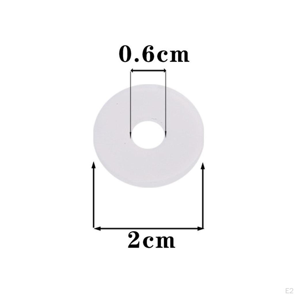 20x Airless Paint Sprayer Gaskets Leakproof Nylon Flat Tip Spacers for Extension Poles