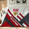 VfB Stuttgart Print Flannel Blanket High Quality Warm Comfortable Cover for All Seasons Perfect for Gifts Home Decor