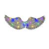Kids Angel Wings Costume Prop Lighting Up Feather Wings Lightweight Fairy Wings for Cosplay