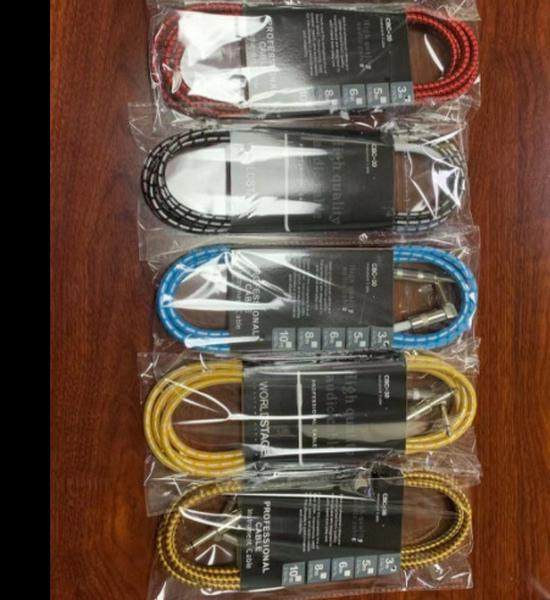 Плетеный аудиокабель HK для гитар и бас-гитар - Подавление шумов, для акустических и электрических инструментов