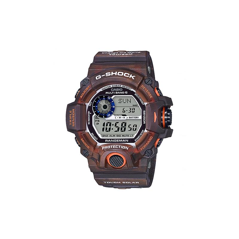 Casio G-SHOCKG-SHOCK Серия 'Люби Море И Землю' Кварцевый Механизм Пластиковый Ремешок Японские и Корейские Часы Мужские Часы Черные GW-9405KJ-5