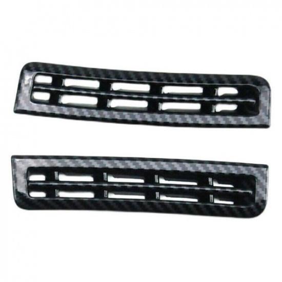 ABS Carbon look A Pillar Air Outlet Vent Cover Trim For Hyundai Elantra 21-23