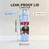 1PC Red Band Crowd Scene 750ml sports water bottle leakproof straw lid outdoor office home