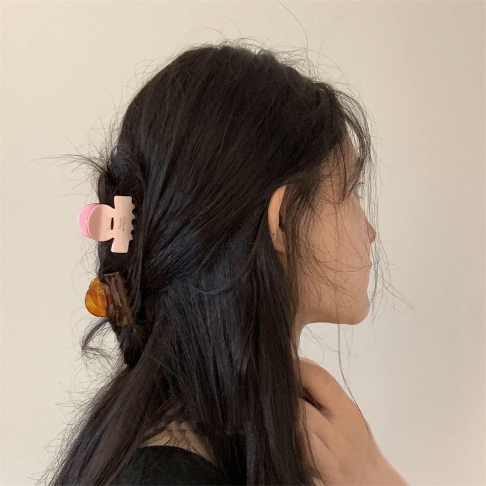 Korean Style French Shark Clip Sweet Mini Hair Crab Clip Acetic Acid Hair Claw Hair Accessories