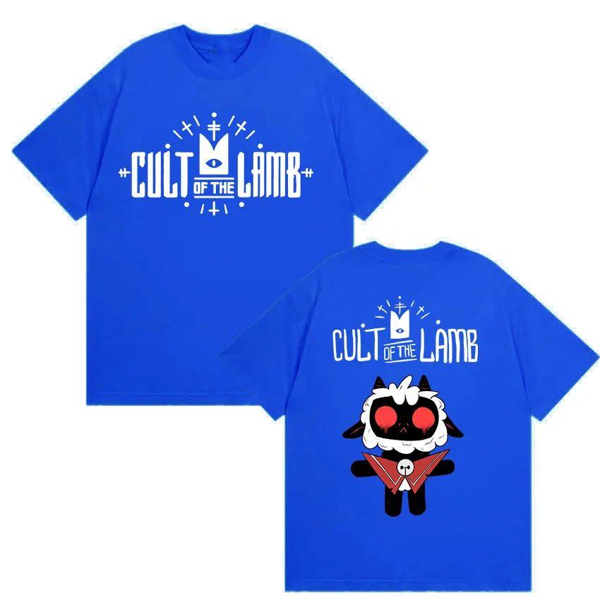 Fashion Y2k T Shirts Game Cult of The Lamb Fans Gift T Shirt Casual Loose Clothing Oversized Cotton Print Tshirt Unisex