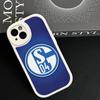 S-Schalke 04 Для iPhone 16 15 14 16E 13 12 11 Pro Max Plus Кожаный чехол для телефона