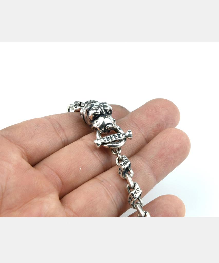 Sheen666 Crazy Dog Silver Bracelet / Small Size