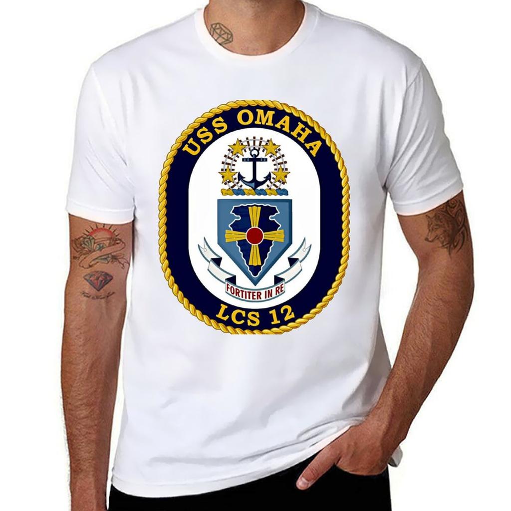 Uss Omaha Lcs12 Tshirt Fitness Training Breathable Tee