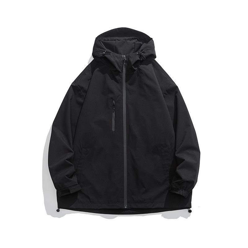 Весенняя рабочая куртка в японском стиле, базовая ветрозащитная куртка для альпинизма на открытом воздухе, разноцветная куртка с капюшоном в том же стиле для мужчин и женщин