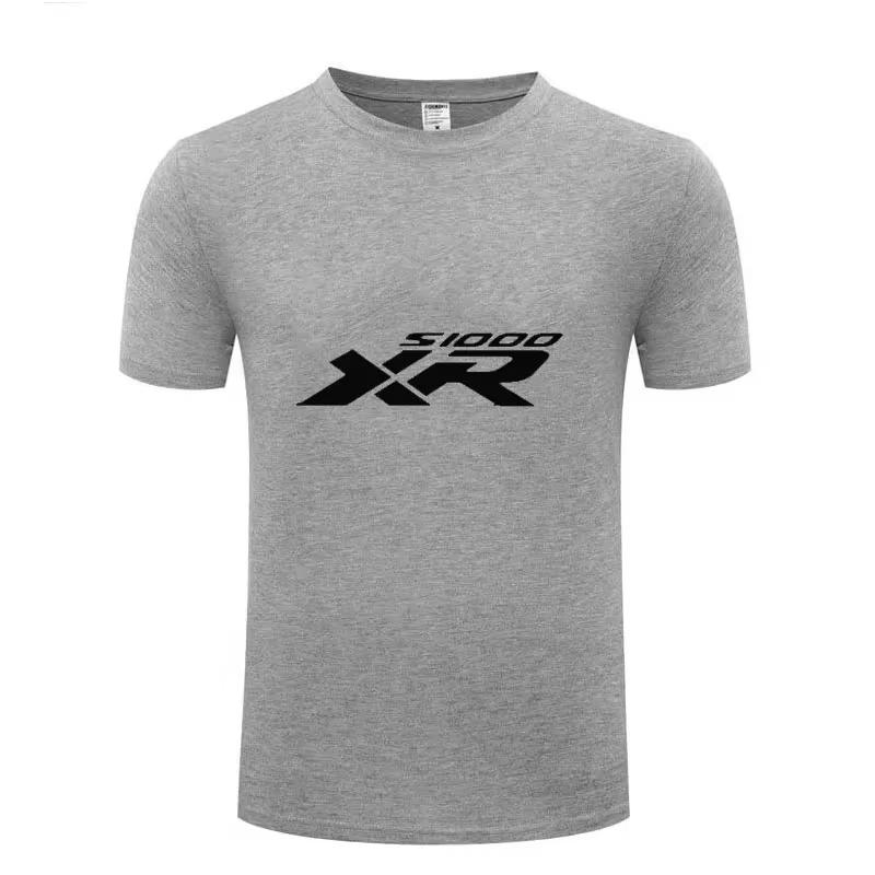 High Quality S1000XR T Shirt Men Print New LOGO Tee Cotton Summer Short Sleeve Round Neck Tops Casual Clothing Unisex Oversized