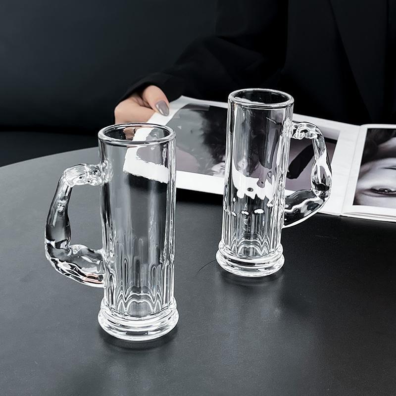 100ml Hercules Glass Muscle Strap Glass Small Capacity Beer Cocktail Whiskey Spirit Juice Glass Creative Shot Glass