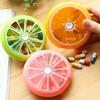 Weekly Rotatable Pill Box Travel Pill Box Tablet Splitter Medicine Organizer Cutter 7 Days Pill