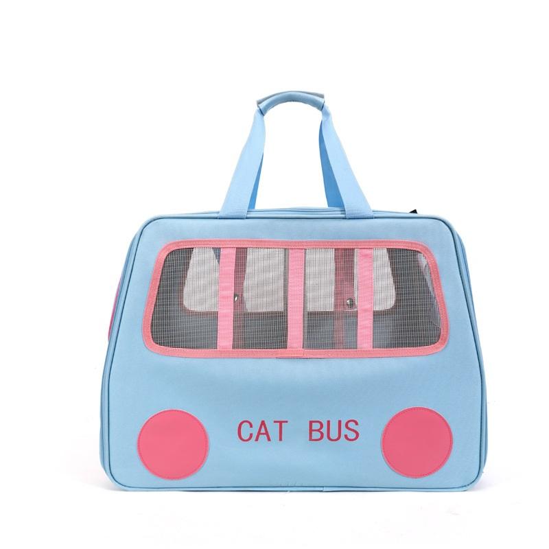 Portable Large-capacity Portable Trolley Case With Two Cat Bags