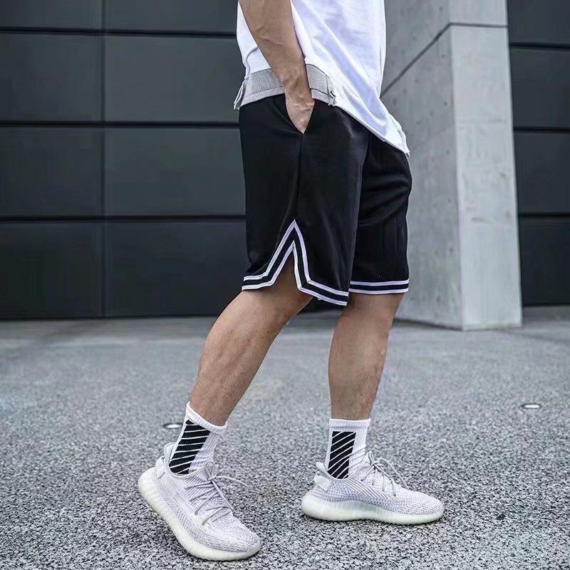 Breathable Basketball Pants Men's Summer Loose Quick-drying Sports Shorts Knee-length Large Pants Five-point Pants